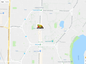 Карта Аквапарка